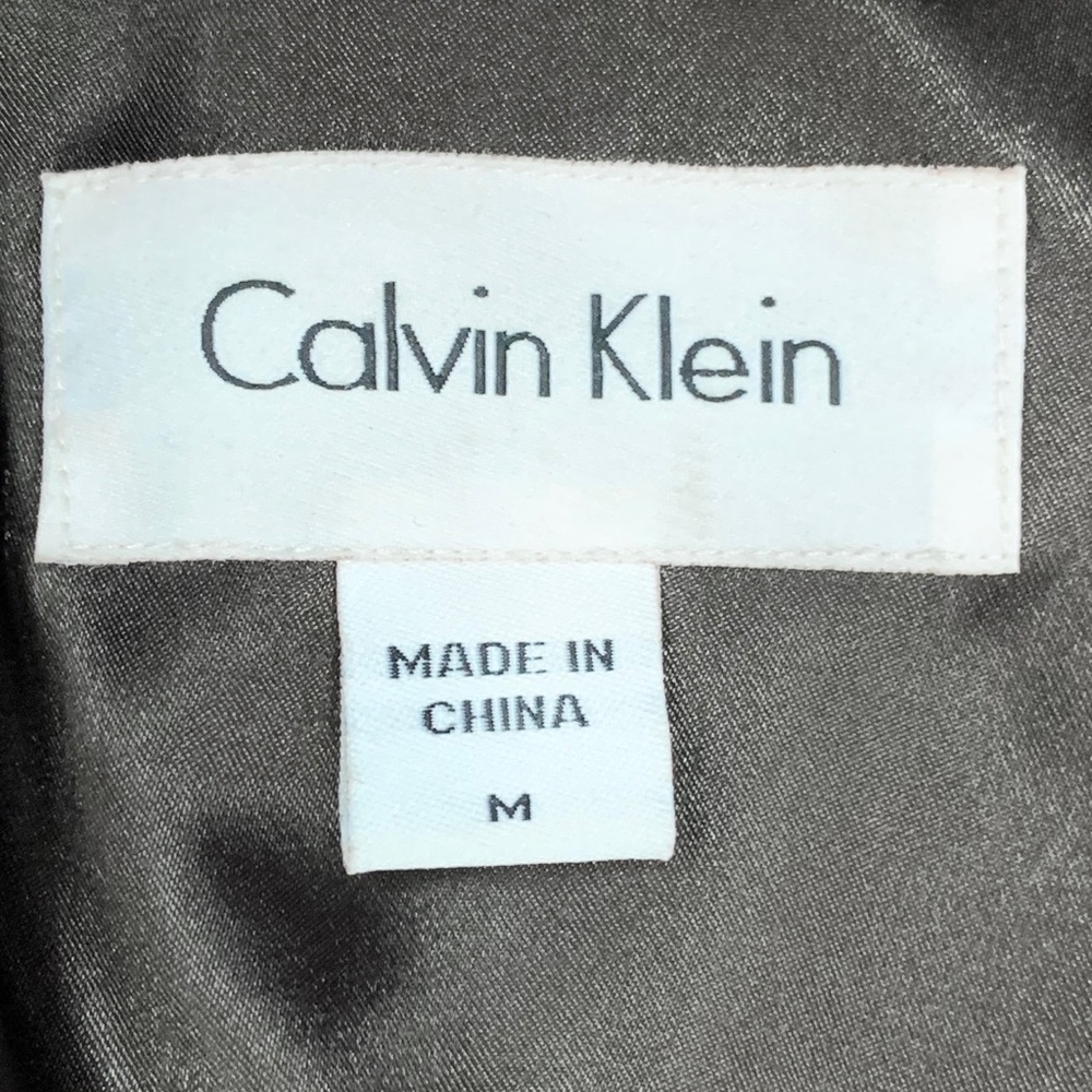 Vintage CALVIN KLEIN Coat Luxurious Crushed Velvet Victorian Retro Long M - Picture 4 of 14